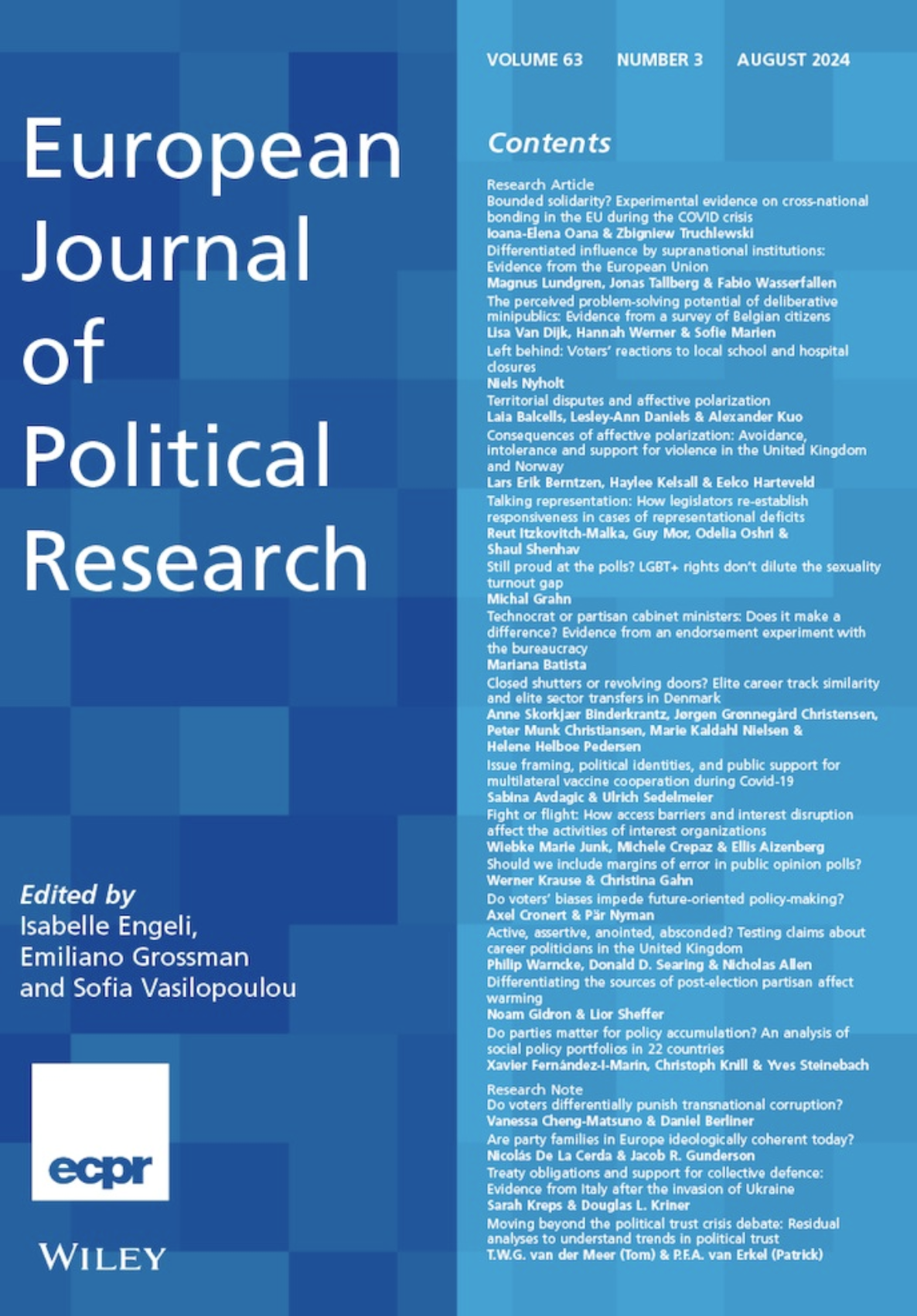 European Journal of Political Research